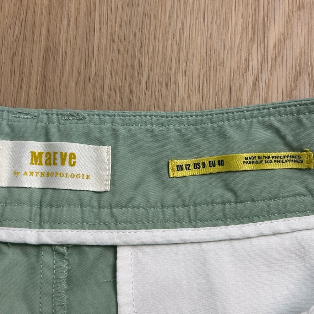 Anthropologie Maeve Tapered Pants 8 - Picture 7 of 11